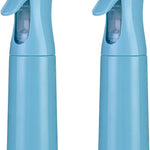 Continuous Spray Bottle for Hair (10.1Oz/300Ml) 2 Pack Home Essentials Spray Bottles for Cleaning Empty Ultra Fine Water Mister Sprayer for Hairstyling Garden Plants Curly Hair Perfume Etc