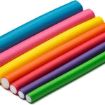 Heatless Flexible Hair Rollers Curlers 42-pack 7" Soft Foam Flexi TwisHair Roller Set: Great alternative to velcro, these rollers come in 42 pieces, all 7-inches with 6 thickness types. Perfect for curling short, medium, and long hair.Heatless Flexible Hair Rollers Curlers 42-pack 7" Soft Foam Flexi Twist